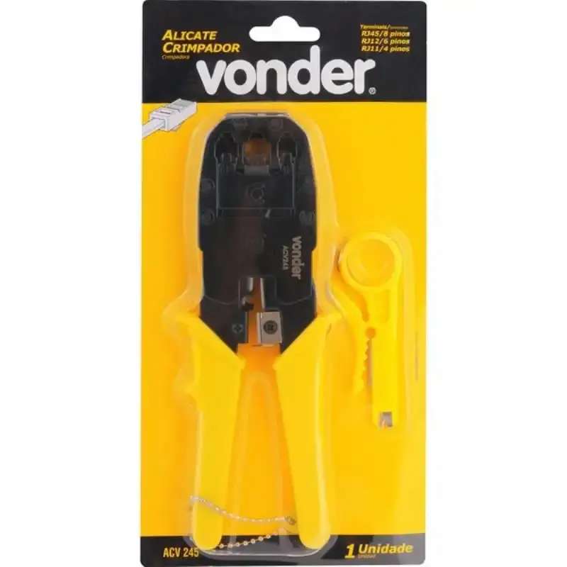 Alicate crimpador ACV 245 Vonder — fotografia 4