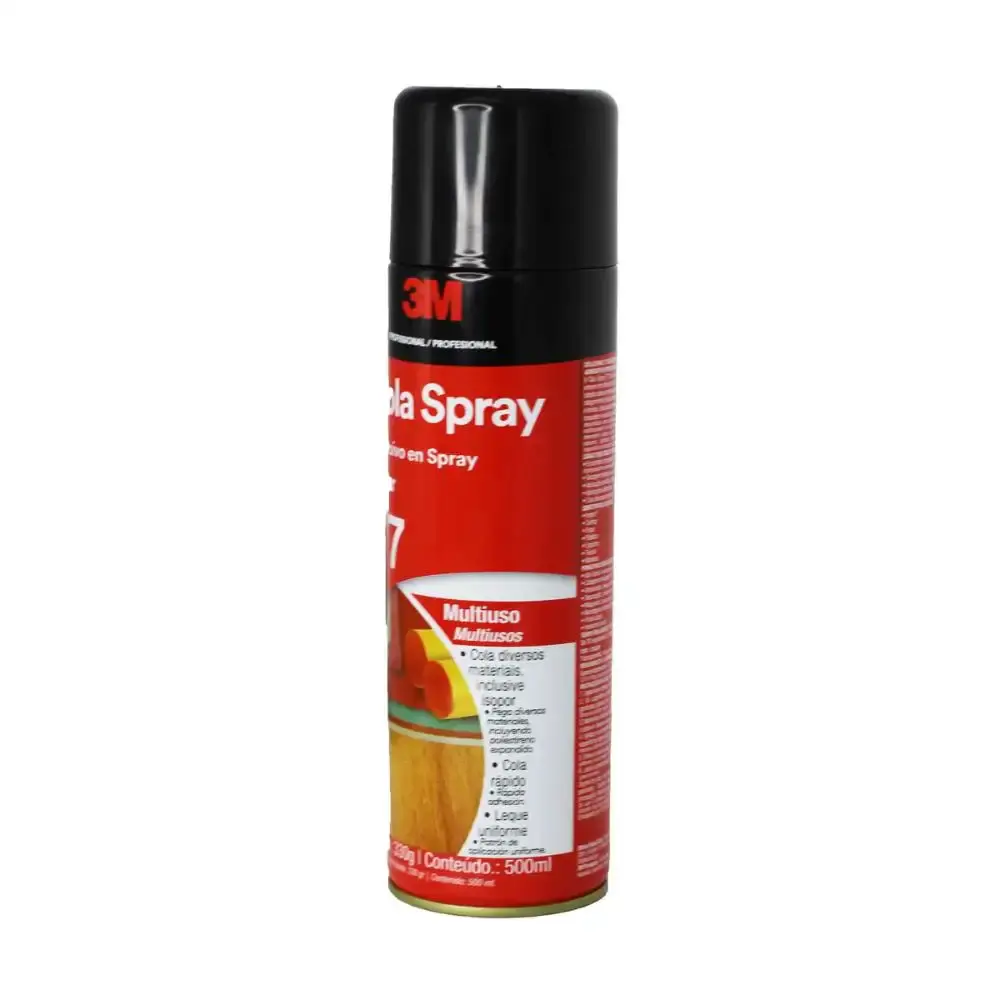Adesivo spray cola multiuso 330 gramas 77 3M — fotografia 3