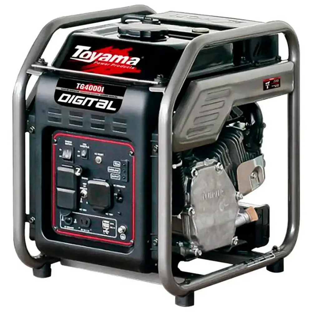 Gerador de energia à gasolina 4,0 KVA digital TG4000I Toyama 220 V — fotografia 3