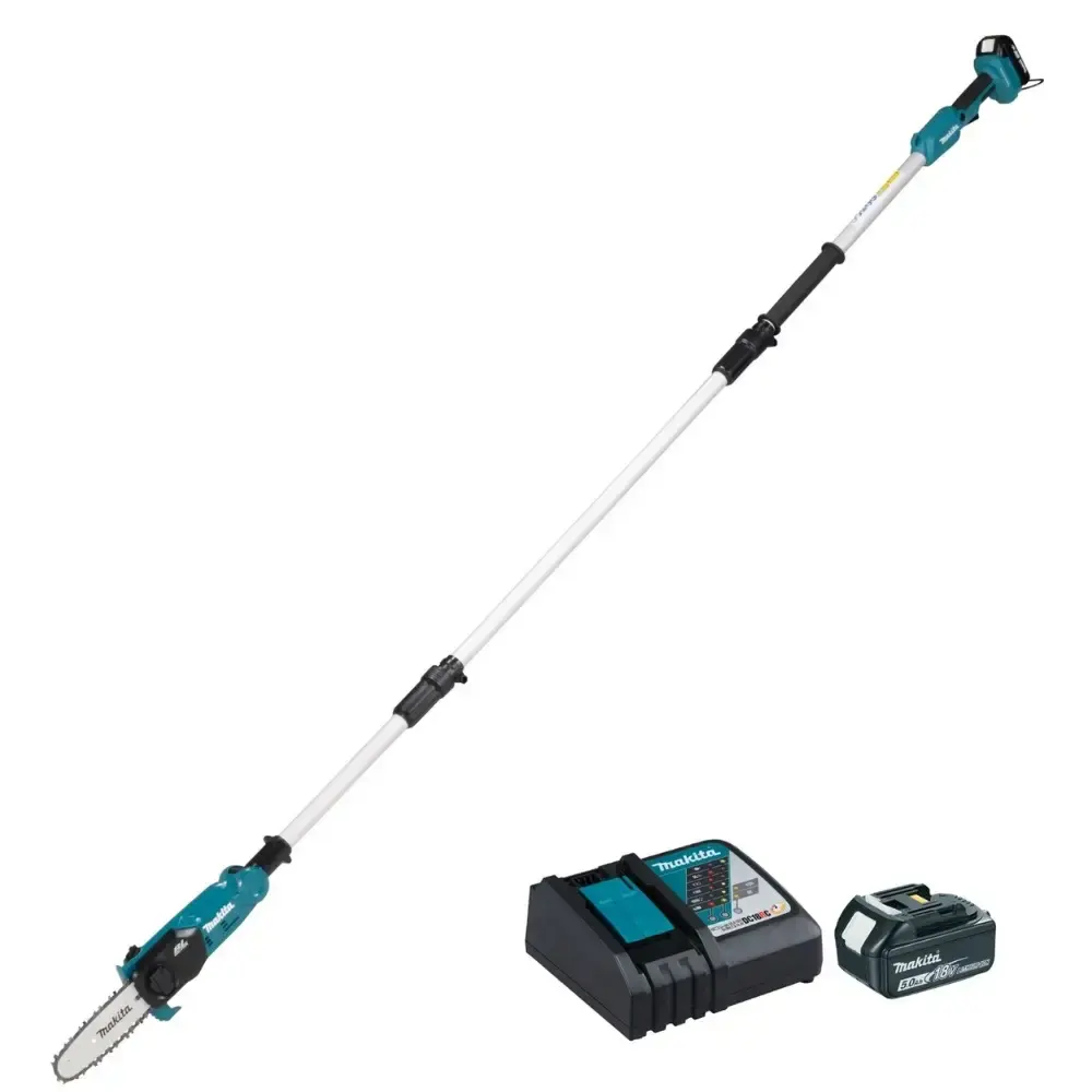 Motopoda a gasolina 18V 260W sabre 20CM com 2 baterias 18V 5,0AH e carregador Makita