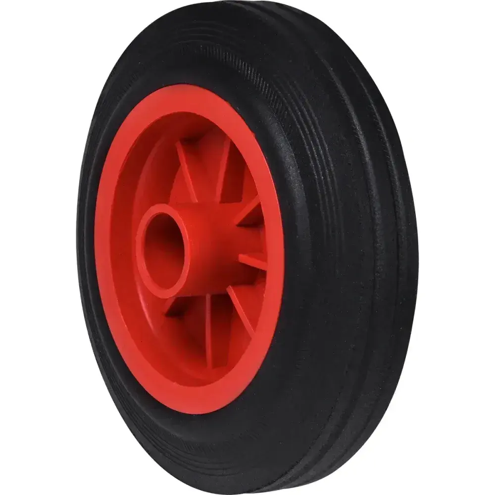 Roda para carrinho de carga 6 borracha Worker — fotografia 7