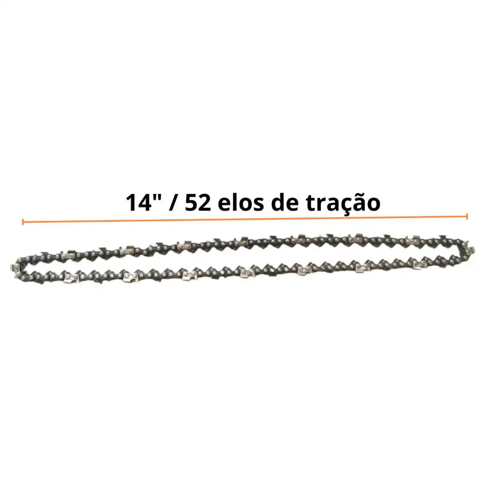 Corrente Motosserra 52 Elos 1,5 mm para Sabre 14 POL EVALD — fotografia 2