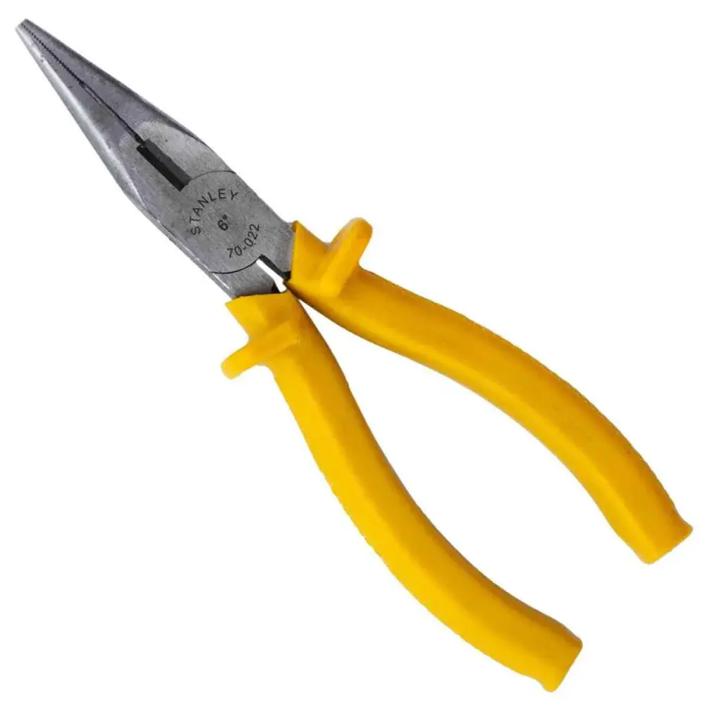 Alicate de bico meia-cana longo 1000V com corte 6 Stanley