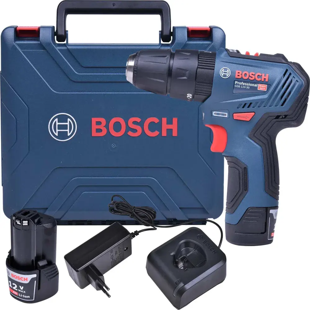 Furadeira parafusadeira de impacto GSB12V30 12V bivolt Bosch — fotografia 10