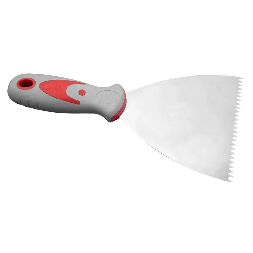 Espátula dentada 2,5" em aço 6,5CM Worker — fotografia de referência