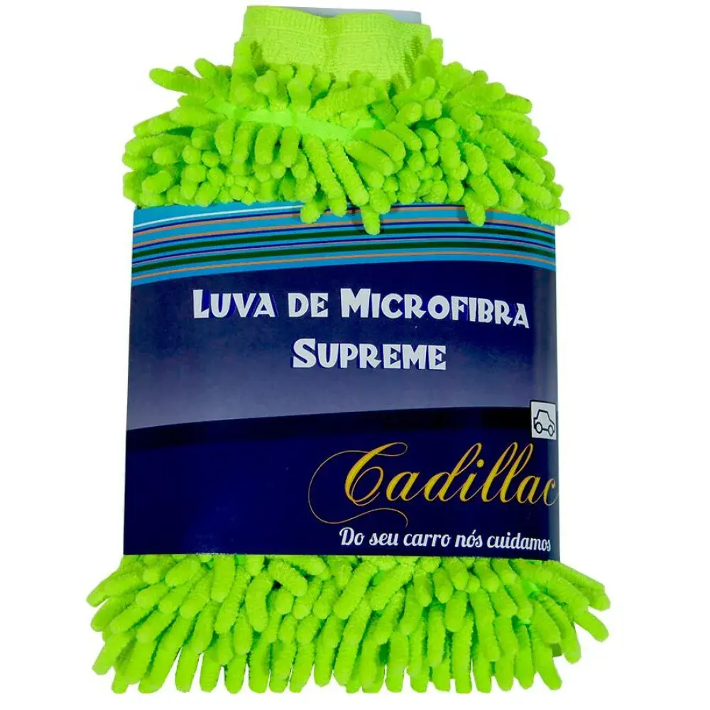 Luva de microfibra supreme para lavar lataria Cadillac