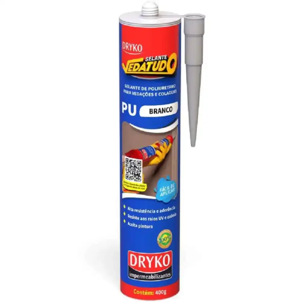 Selante Vedatudo PU 400 g Branco DRYKO