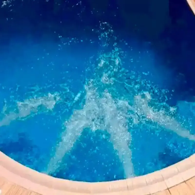 Dispositivo de hidromassagem em aço inox para piscinas kit 2 peças Sodramar — fotografia 4