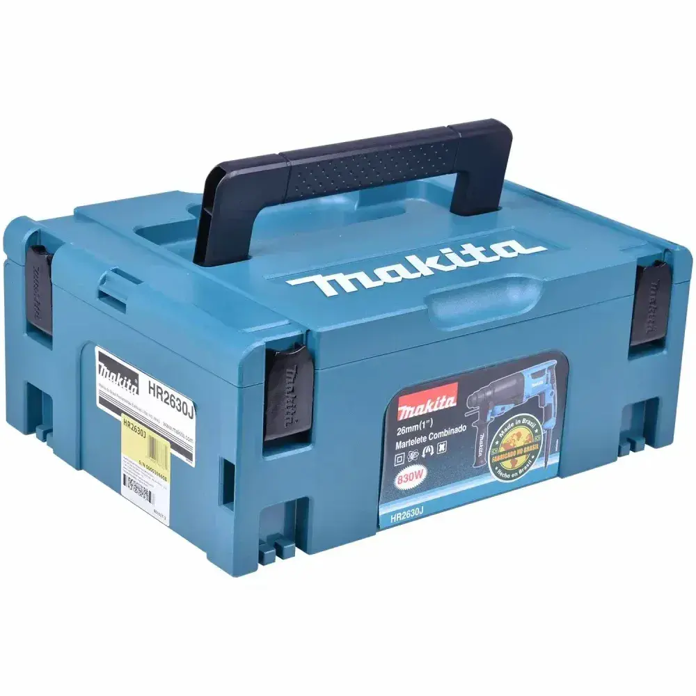 Martelete rotativo e rompedor sds plus HR2630J 830W 127V Makita — fotografia 12