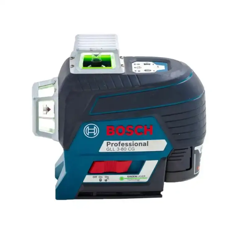 Nível à laser de linhas GLL 3-80 CG linha verde com receptor LR 7 Bosch — fotografia 5