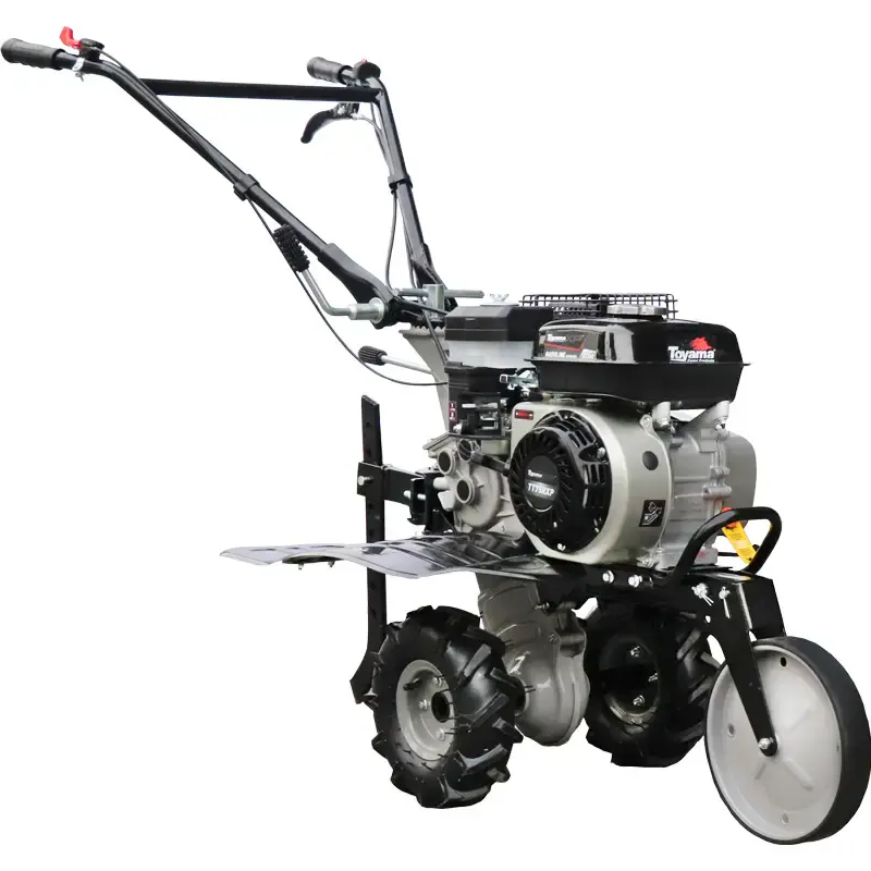 Motocultivador à gasolina 7,0 HP 4T 212 CC rodas e enxadas TT75R-XP 701-010 Toyama