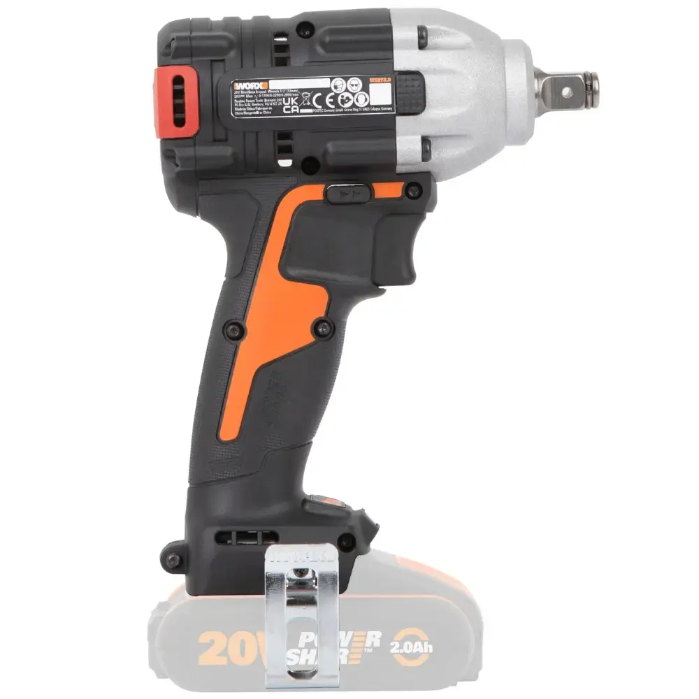 Chave de Impacto 1/2 polegadas 20V + Bateria 20V 2Ah e Carregador Bivolt WX272.9 WORX — fotografia 5