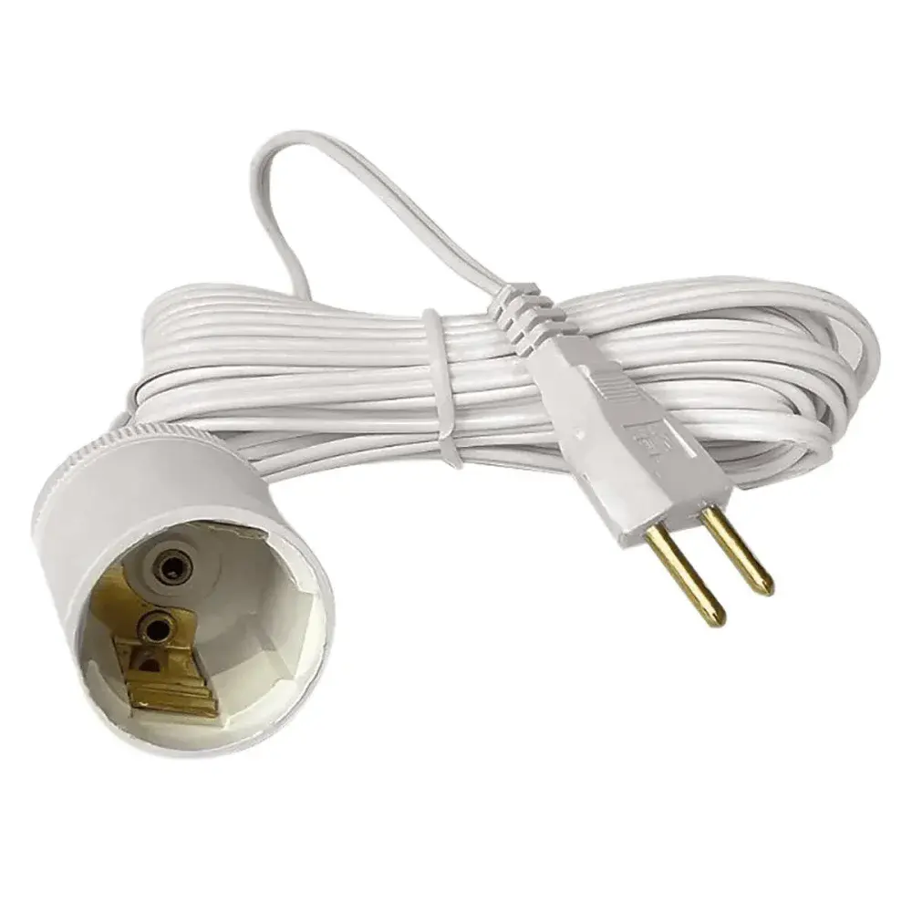 Soquete rabicho 10A branco pl 2X0,75MM 10MTS lider plus