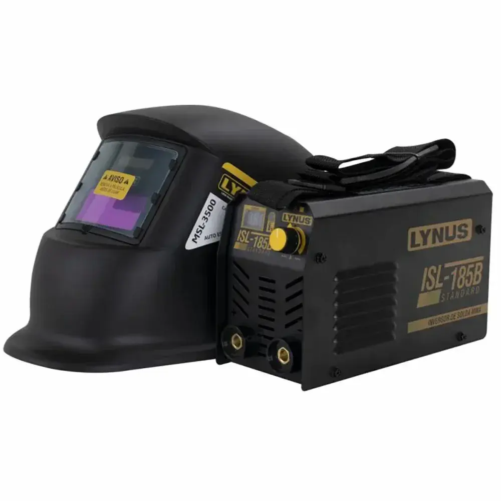 Kit para solda mma com máscara de solda KISL-185B Lynus — fotografia 11