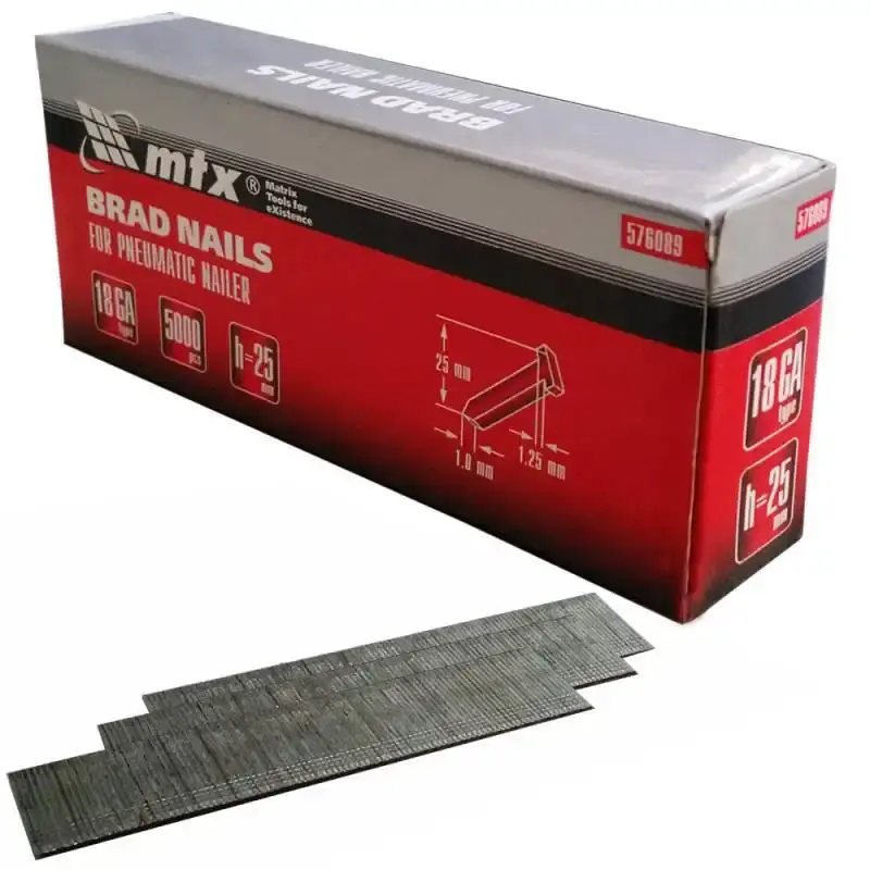 Pinos para Pinador Pneumático F-20. F-25. F-30. F-35. F-40. F-50 Caixa c/ 5.000 Peças Cada MTX — fotografia 6