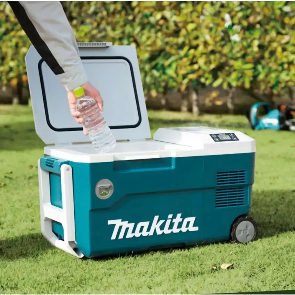 Refrigerador e aquecedor 20 litros portátil a bateria 40V Makita — fotografia 3