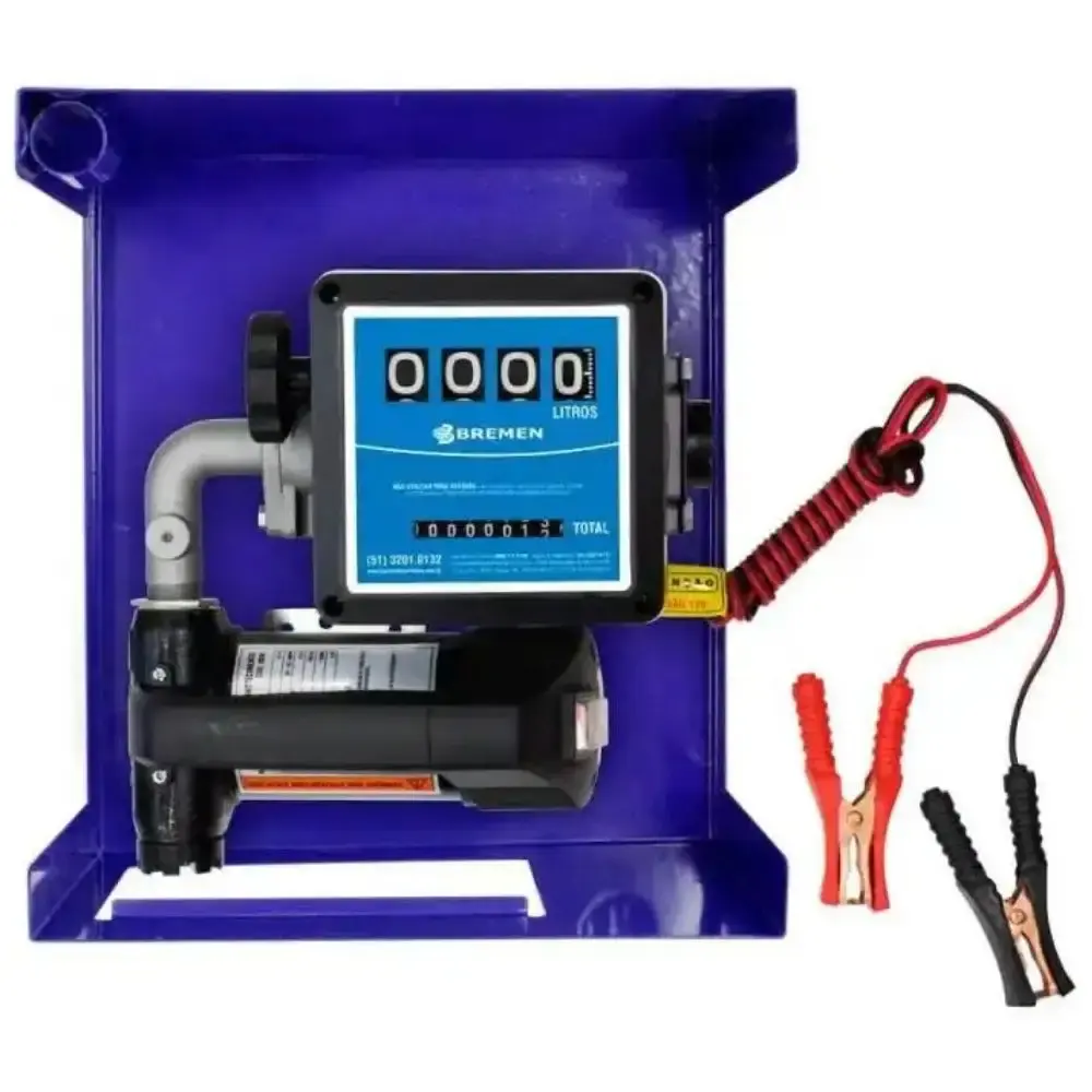 Bomba para Óleo Diesel 12V 40L/Min com Adaptador para Contentor 2POL x Espigão 3/4POL BSP BREMEN — fotografia 2
