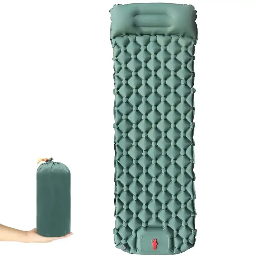 Colchão inflável automático trekking solteiro em nylon 215X58X6 CM Zelt