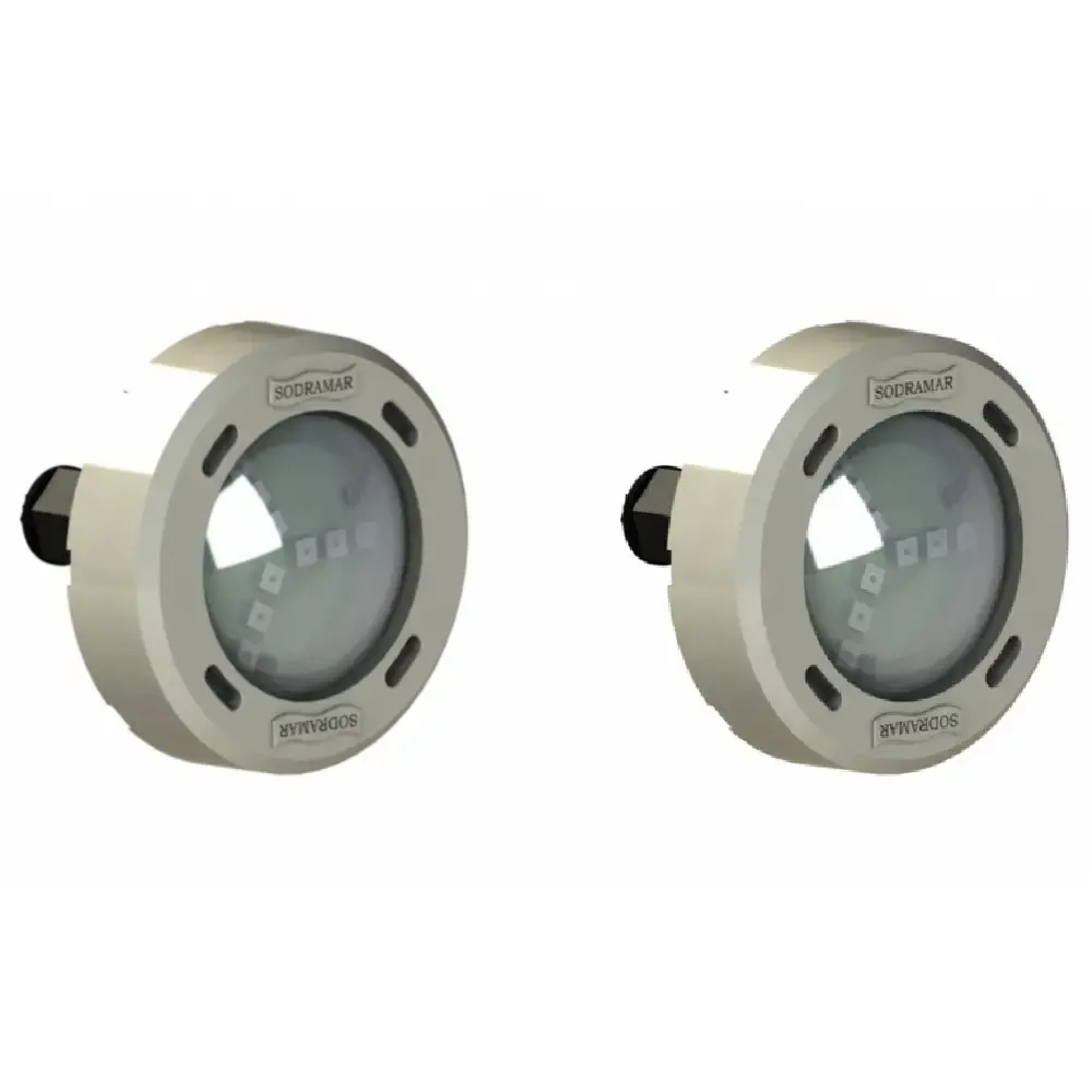 Refletor LED 9W RGB Cabo 1,5 m com 2 Unidades SODRAMAR — fotografia de referência