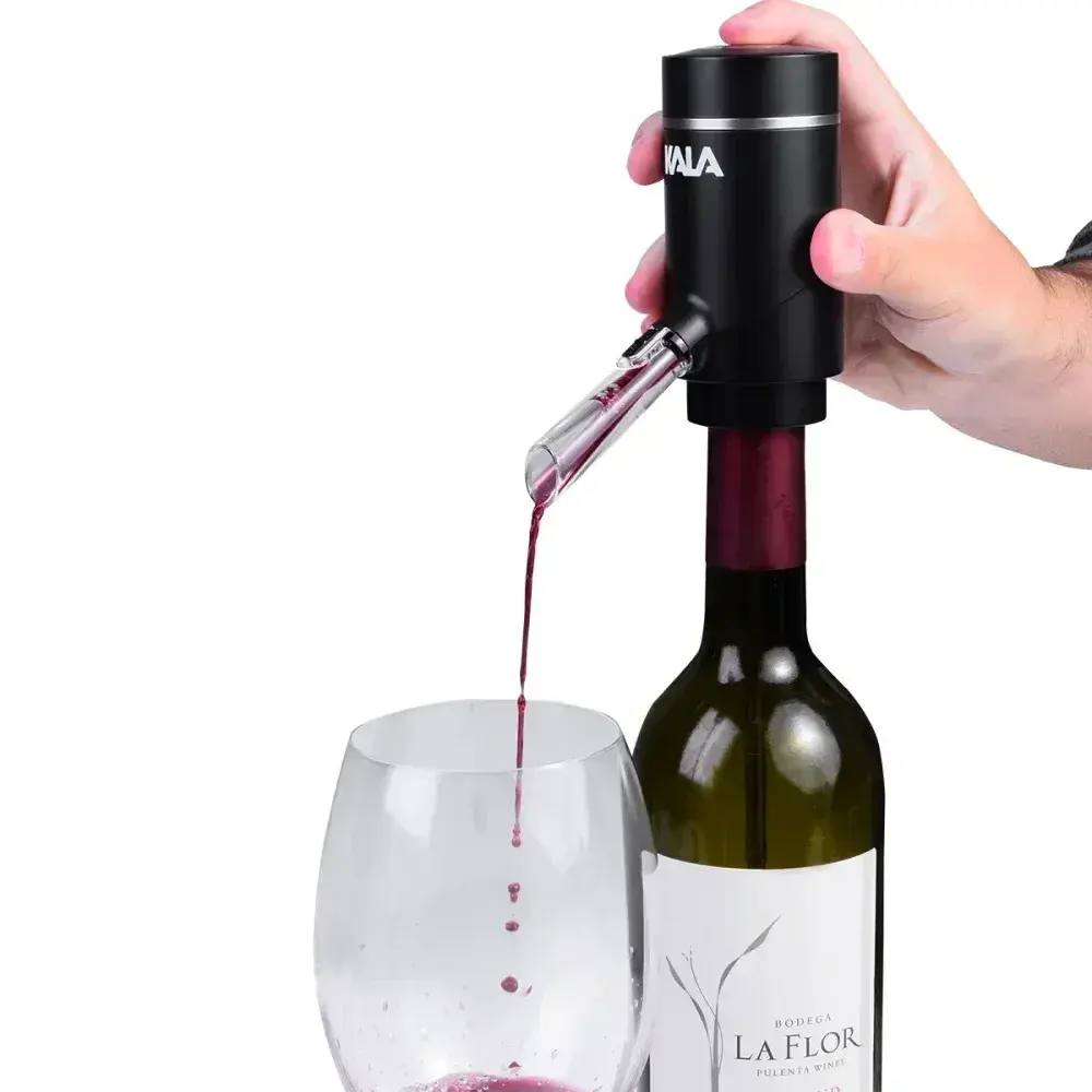 Aerador de vinho elétrico tubo retrátil usb Kala — fotografia 6