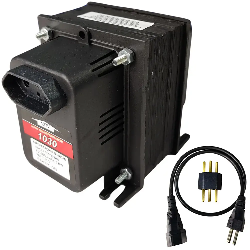 Transformador de voltagem 721W bivolt EVAT1030 Evald