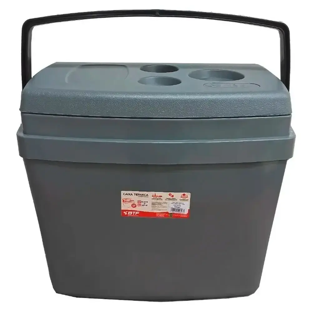 Caixa térmica 34 litros cinza CXT0134 Botafogo