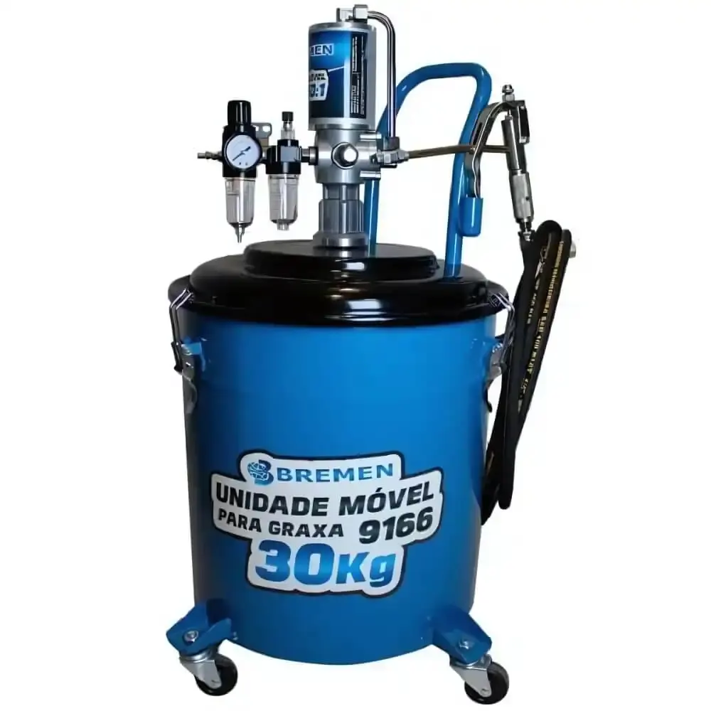 Bomba propulsora pneumática móvel para graxa 30 KG 87–116 PSI 9166 Bremen