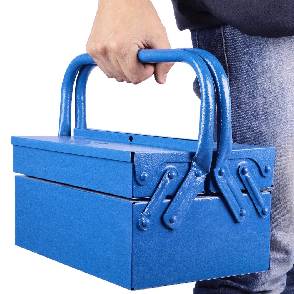 Caixa sanfonada com 3 gavetas 30X20X17CM mod 03S Fercar — fotografia 5