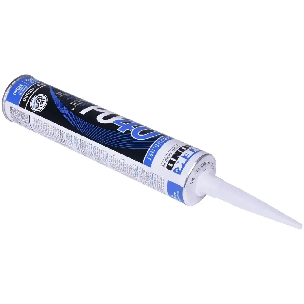 Selante de poliuretano preto PU40 310ML Tekbond — fotografia 9