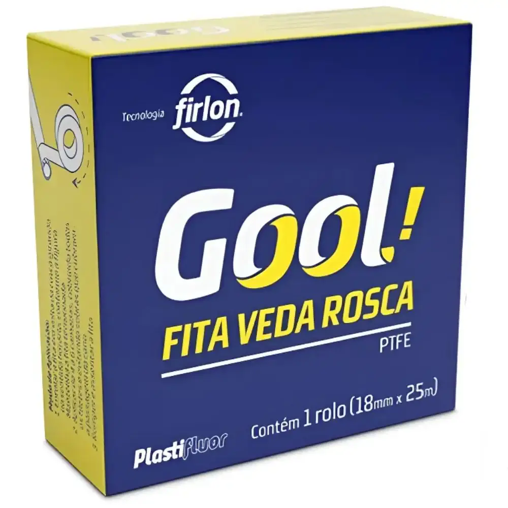 Fita Veda Rosca 18mm x 25m 101284 GOOL — fotografia 3