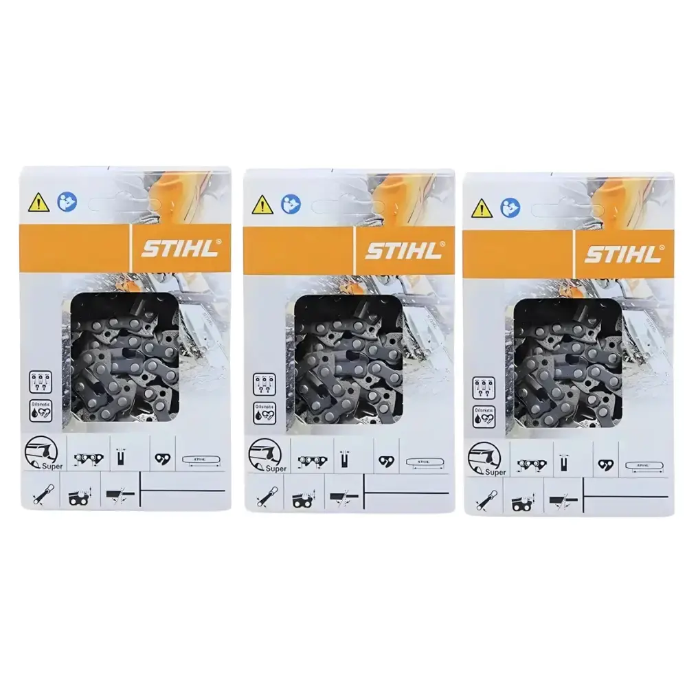 Corrente motosserra MS 170 e MS 180 22 facas sabre 30 CM kit 3 unidades Stihl — fotografia 7