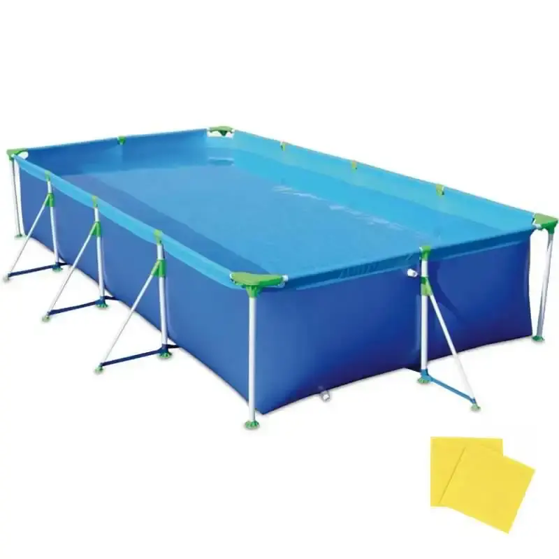Piscina com Armação 10.000 Litros 442 x 270 x 84 CM MOR + Bomba Filtrante 220 V — fotografia 2