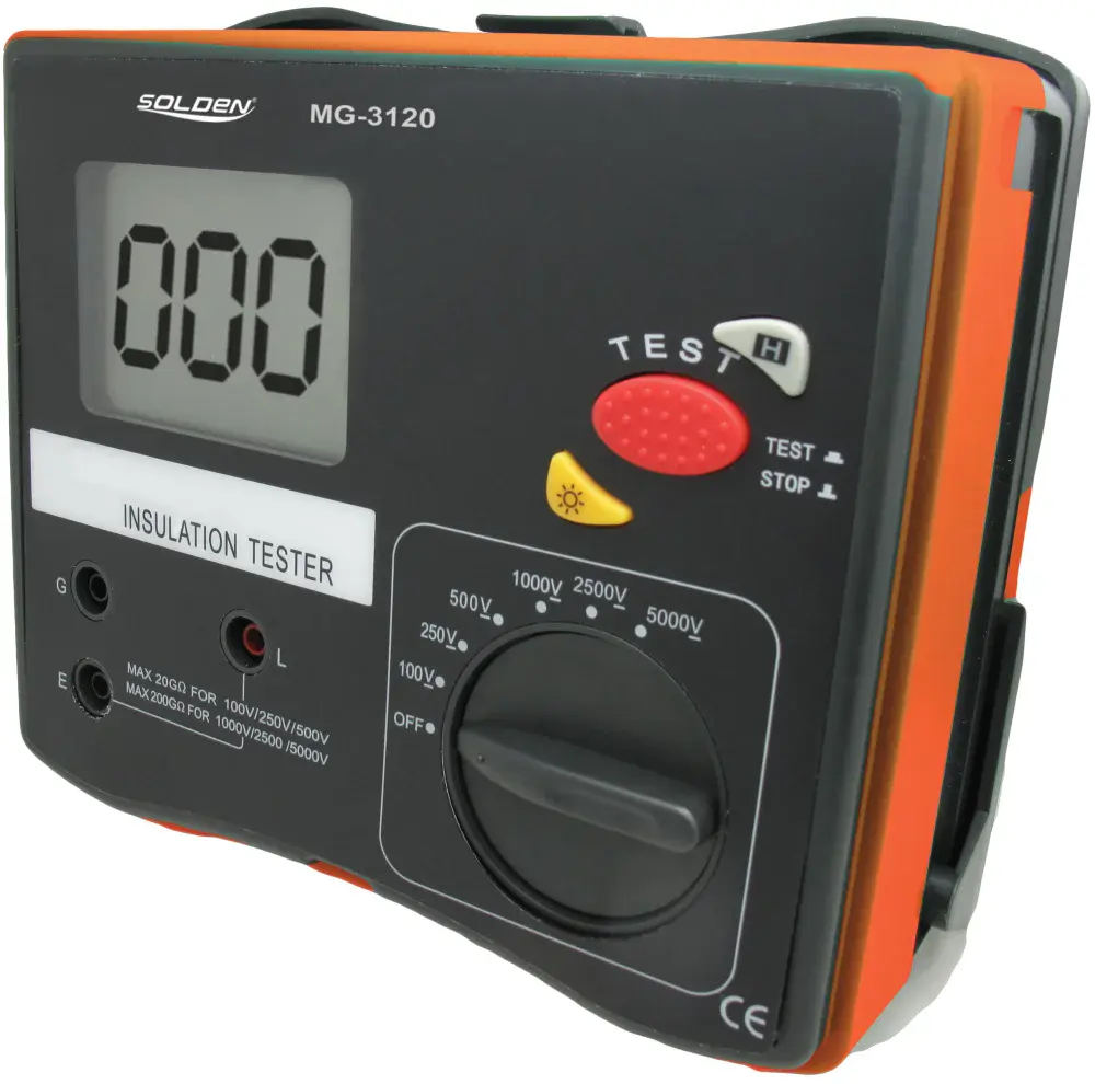 Megômetro digital MG-3120 5000V Solden