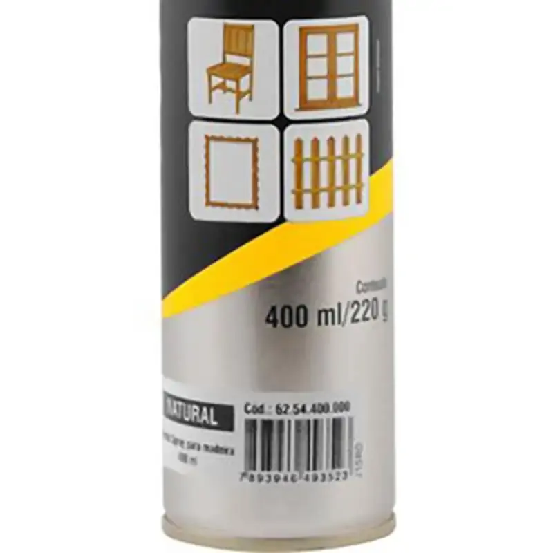 Verniz natural em spray 400 ML Vonder — fotografia 3