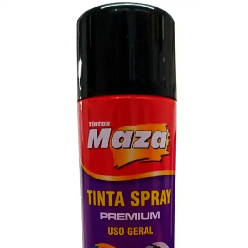 Tinta spray preto brilhante 400 ML 250 GR 23844 maza — fotografia 2