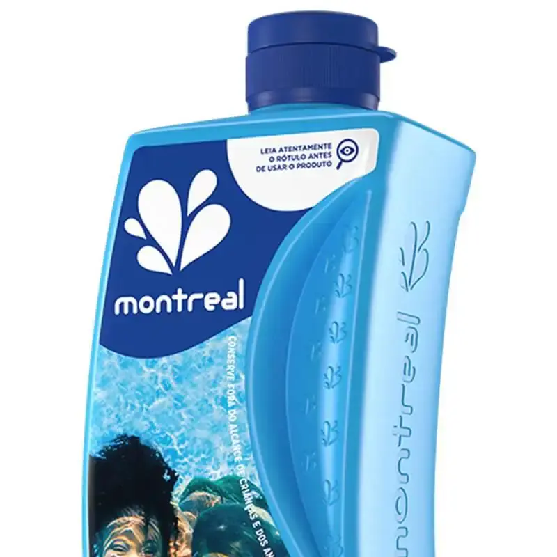 Cloro algicida manutenção anti algas para piscinas e hidrotanques 1 litro Montreal — fotografia 2