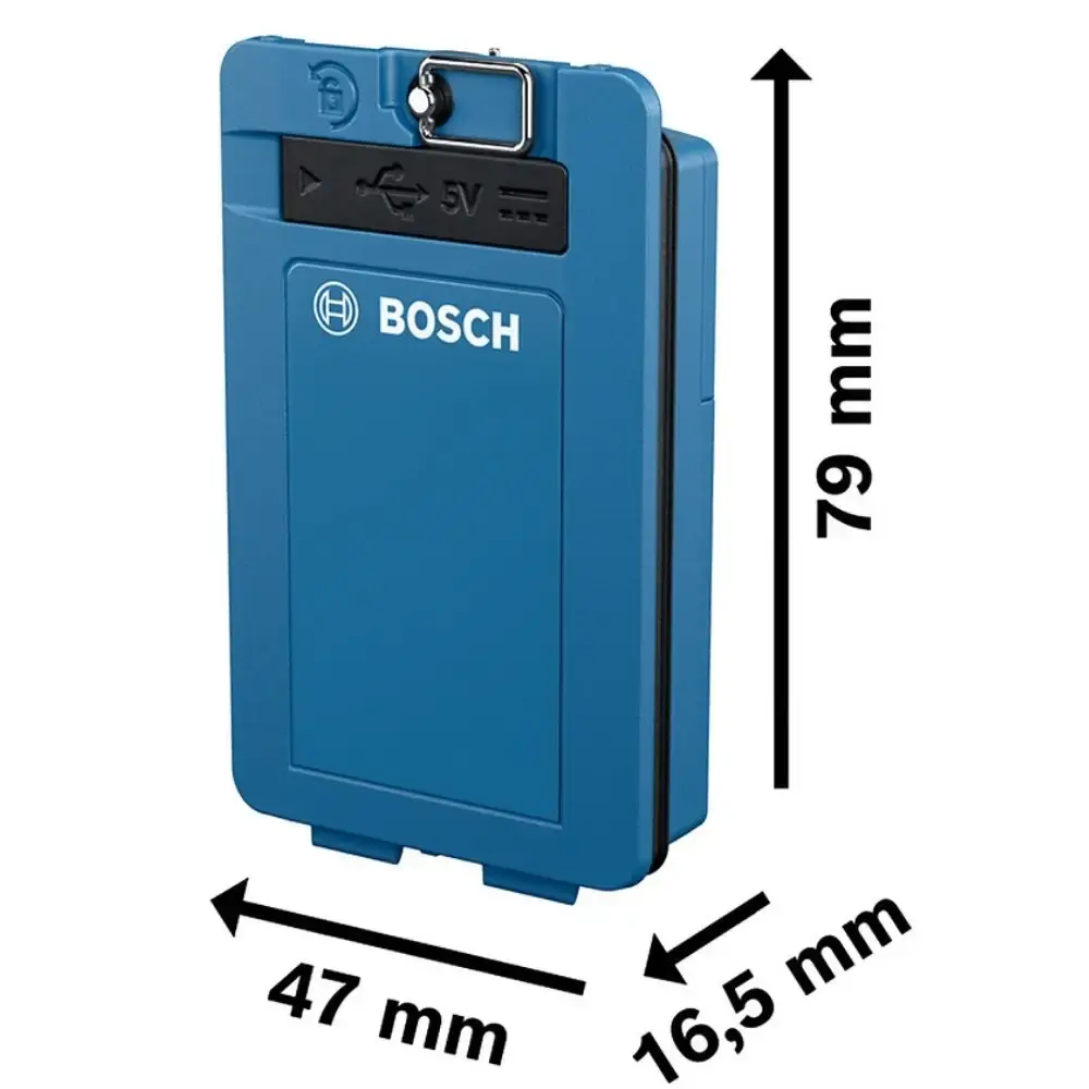 Bateria recarregável 3,7V 1AH para linha de medição Bosch — fotografia 2