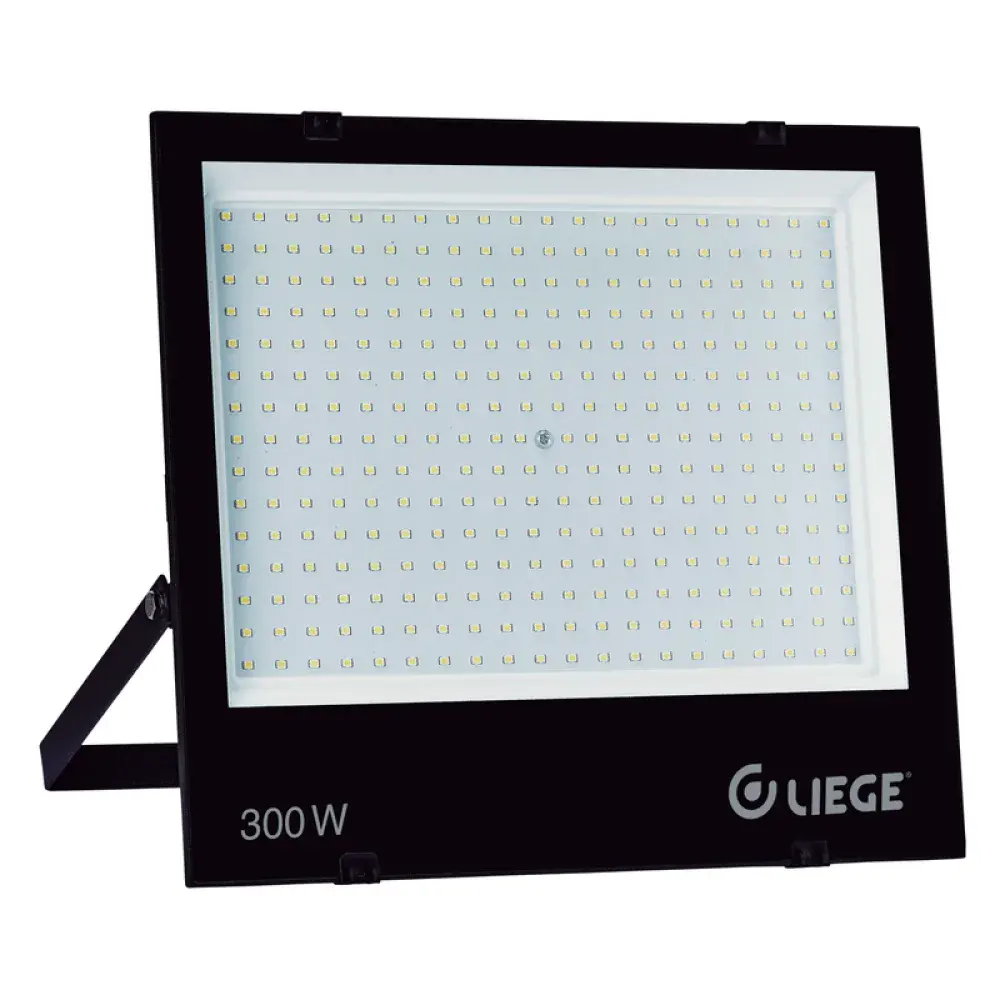 Refletor led bivolt 300W preto Liege — fotografia de referência