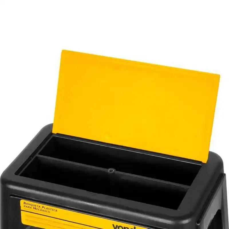 Banqueta de plástico para mecânico 3579150000 Vonder — fotografia 3