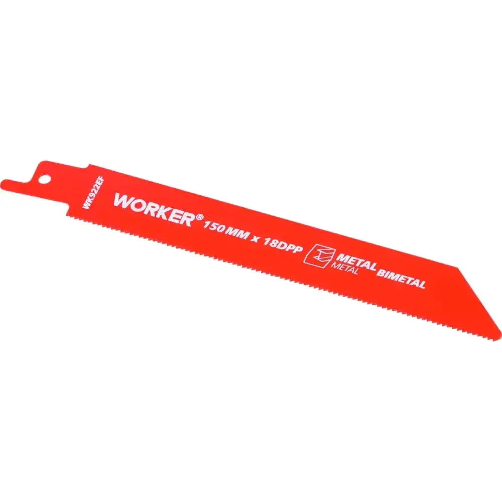 Lâmina para serra sabre bimetálica 1/2” 150MM 18 dentes Worker — fotografia 7