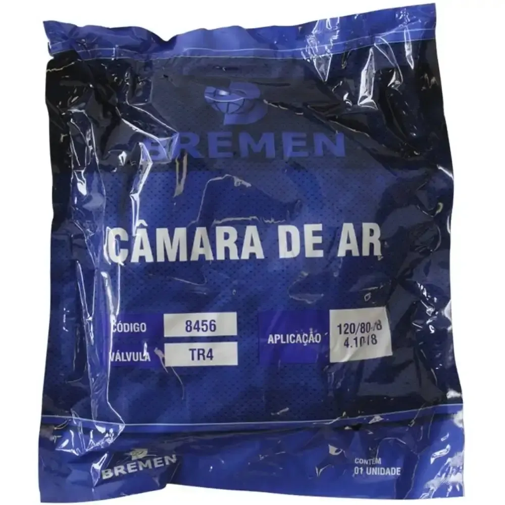 Kit 2 câmaras de ar para pneu aro 18 para moto tornado e XT255 Bremen — fotografia 4