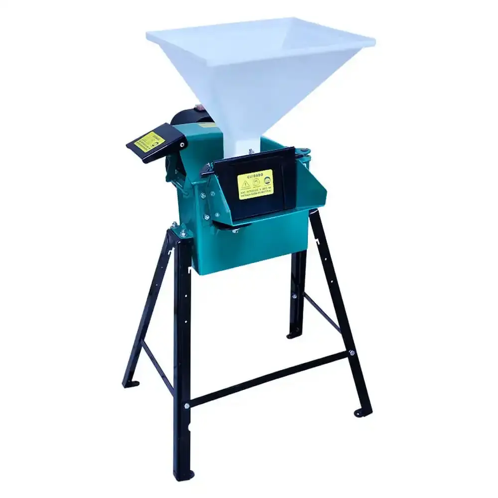 Triturador picador forrageiro 2.0 HP mono GTI-2000LDF-1 Garthen 110 V — fotografia 3