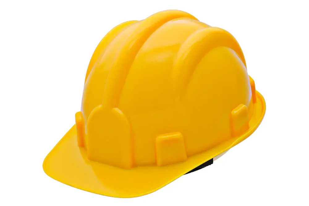 Capacete construção com carneira amarelo delta plus Deltaplus