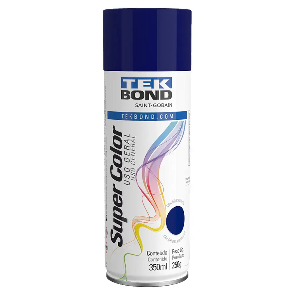 Tinta spray 350ML azul 23081006900 Tekbond — fotografia de referência