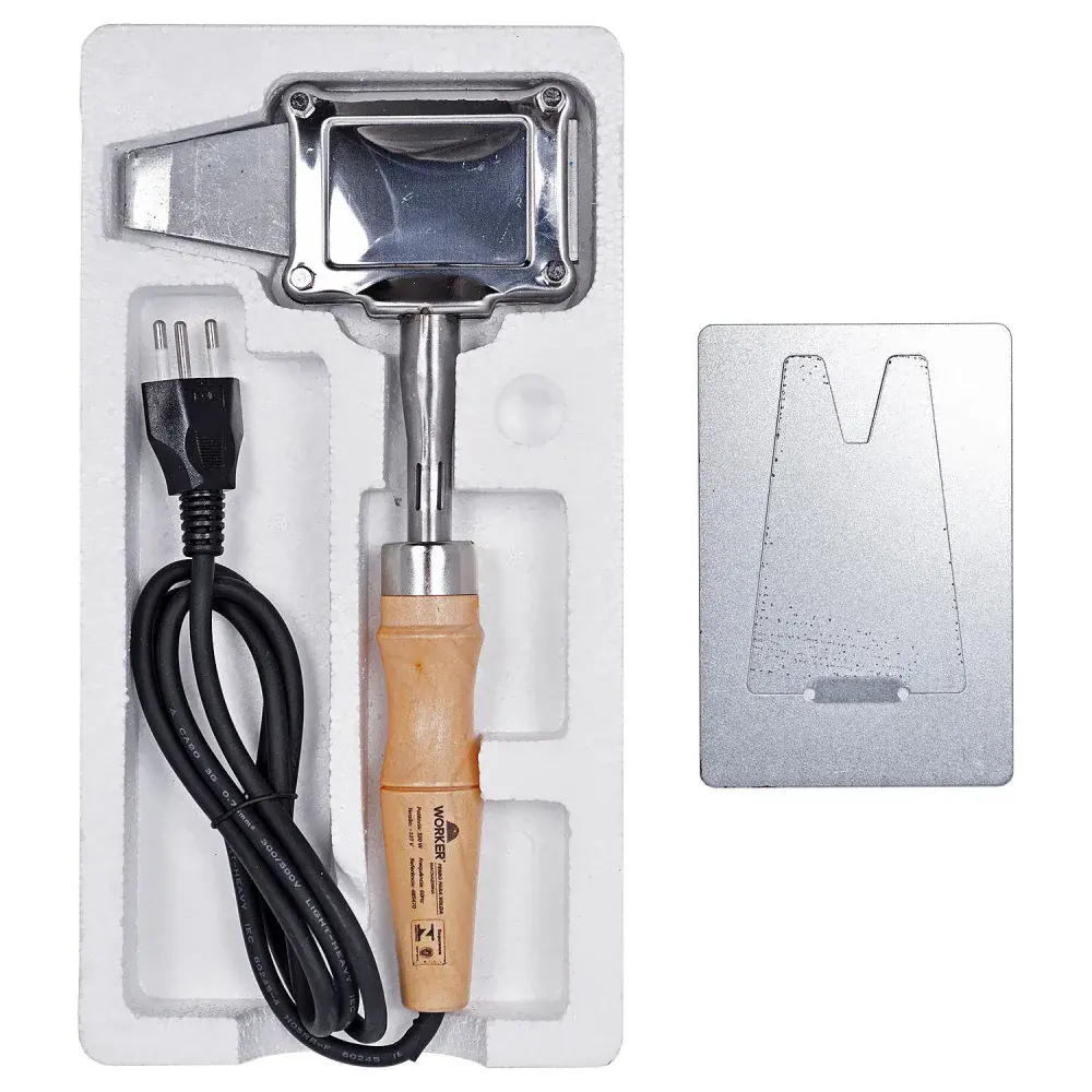 Ferro para solda machadinha com suporte 320W Worker