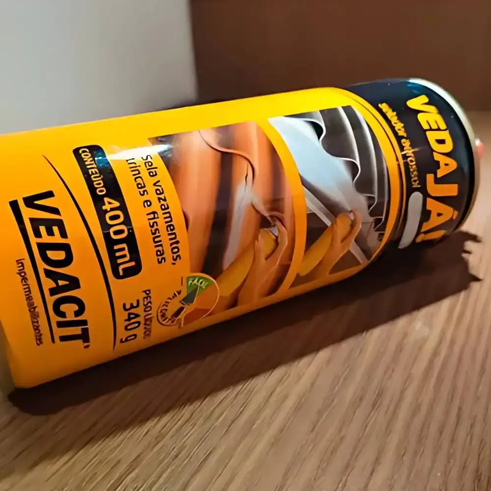 Selador Multiuso Spray Preto 400 ml 147871 VEDACIT — fotografia 5