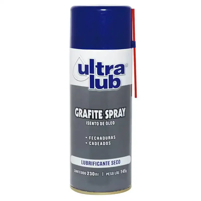 Grafite em spray isento de óleo 230 ML 5A1GF1621 Ultralub
