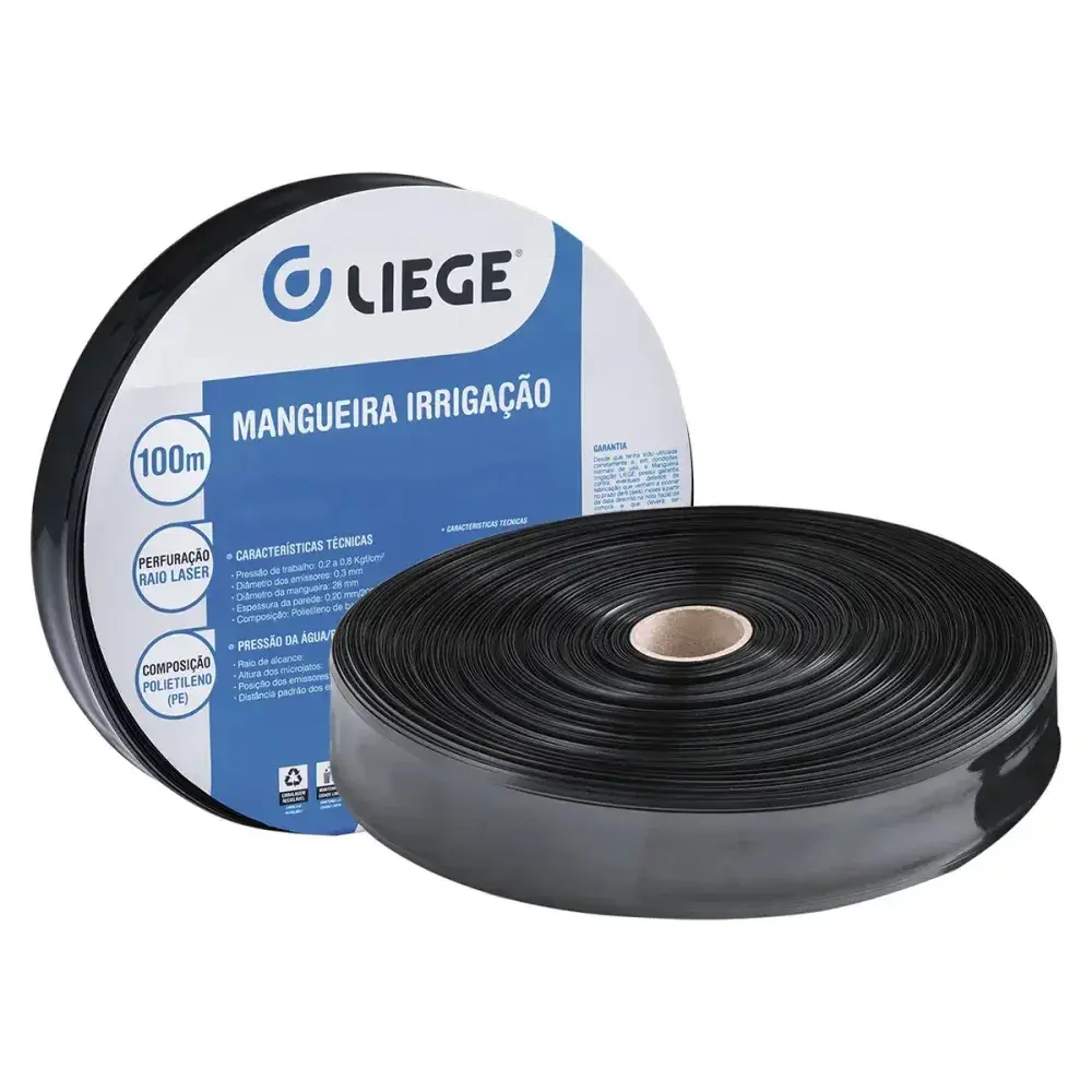 Rolo de mangueira de irrigação com jato vertical 100M Liege — fotografia 5