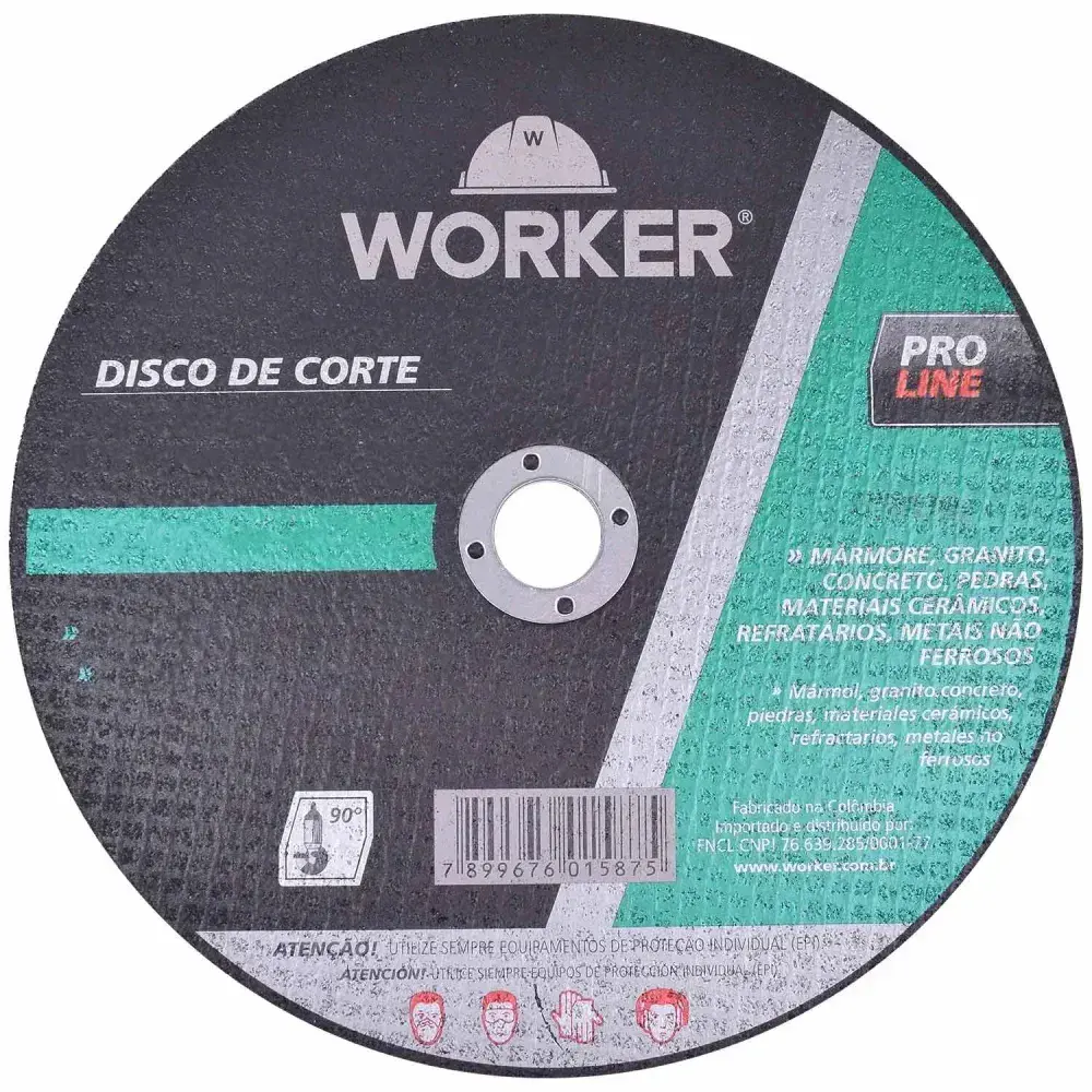 Disco corte 9 x 1/8 x 7/8 Worker — fotografia 5