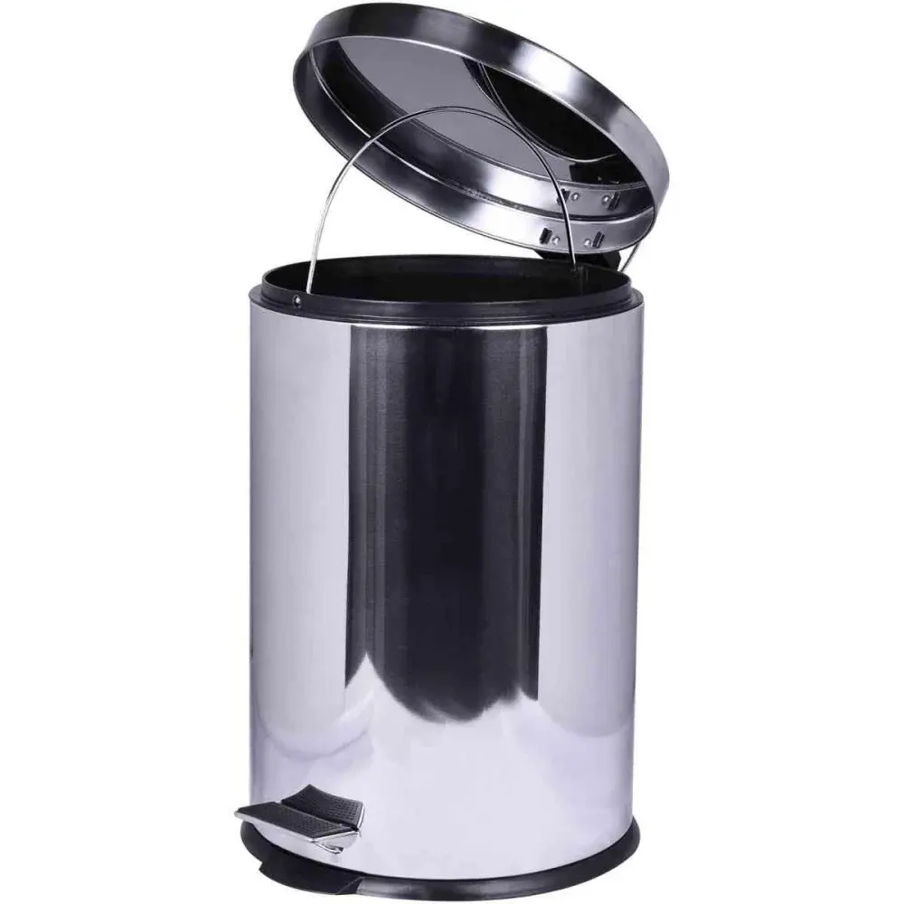 Lixeira de aço inox com pedal 3 litros Kala — fotografia 3